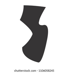 New Jersey map. Simple black map. Vector eps 08. State of US America Maps.