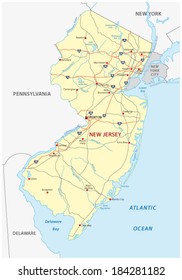 New Jersey Road Map