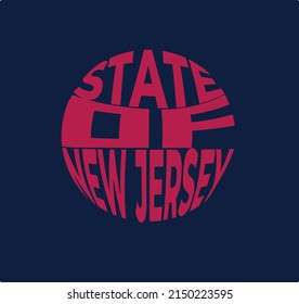 new jersey typography graphic design for clothing