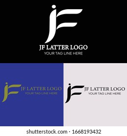 New JF latter logo design