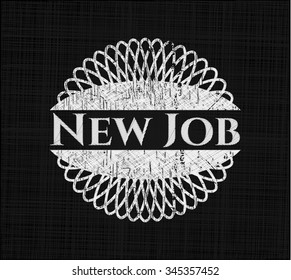 Neuer Job mit Chalkboard-Textur