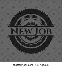 New Job dark badge