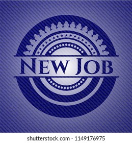 New Job denim background