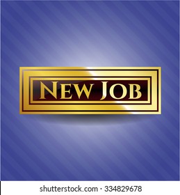 New Job gold emblem