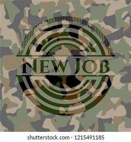 New Job on camo pattern