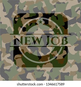 New Job on camo texture