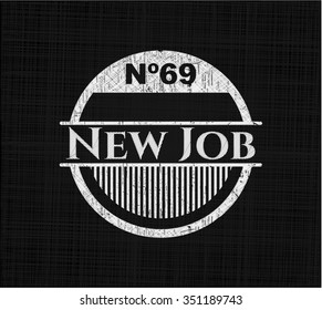 New Job written on a blackboard