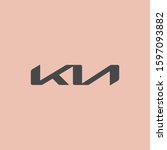 New "Kia" vector logo illustration. Premium quality.