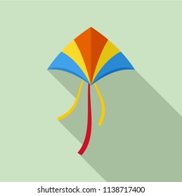 New kite icon. Flat illustration of new kite vector icon for web design