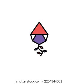 new kite vector type icon
