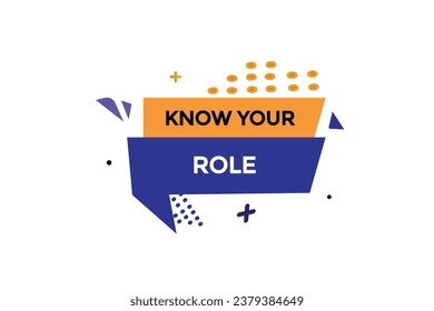  new know your role website, click button, level, sign, speech, bubble  banner, 
