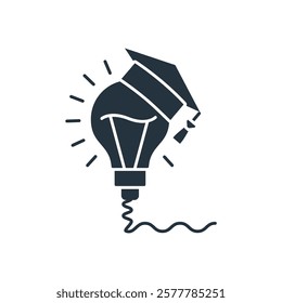 new knowledge flat icons  symbol line elements for infographic web
