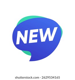 New Label Banner Vector Design