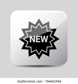 new label icon 3d, for Internet icon and application icon. Vector eps 10.