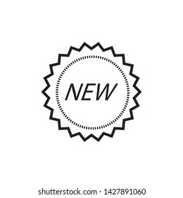 new label icon design isolated