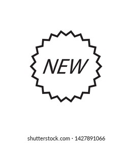 new label icon design isolated