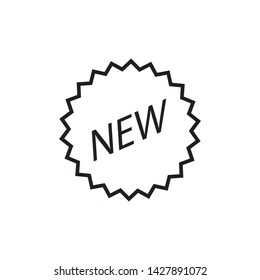 new label icon design isolated