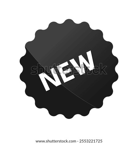 New Label icon logo, Ideal for product launches, websites, and marketing materials.