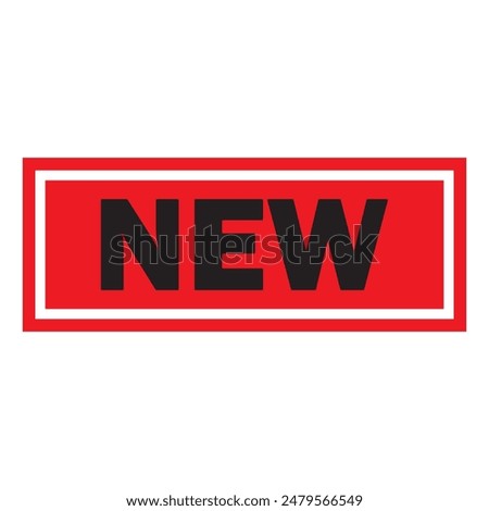   New label icon. New Product Label icon. vector illustration.