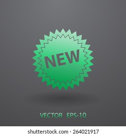 Neues Label-Symbol, Vektorgrafik