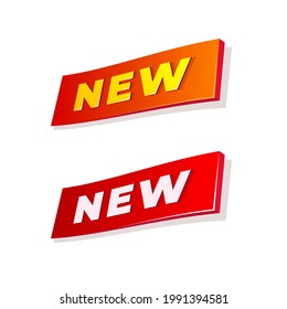 New label isolated on white background.