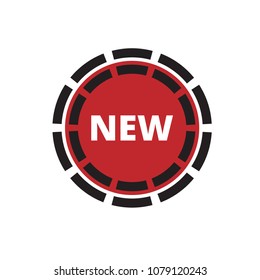 New label, sticker vector illustration