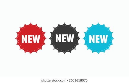New label stickers design vector illustration for use.
