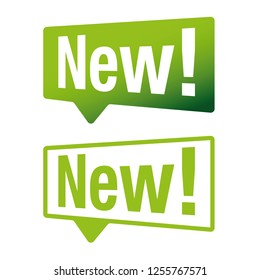 New label tag sign
