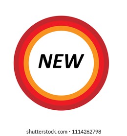 new label.vector illustration