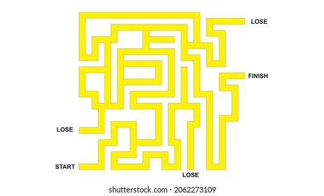new labyrinth with entry and exit.vector game maze puzzle. Num.01