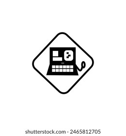 new laptop vector type icon
