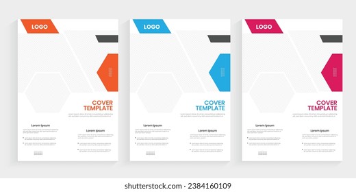 New latest style a4 page brochure cover design, editable flyer cover layout, business plan, and annual report minimal document design
