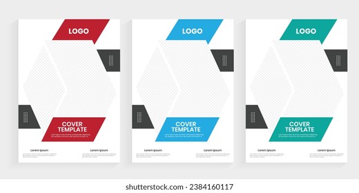 New latest style a4 page brochure cover design, editable flyer cover layout, business plan, and annual report minimal document design