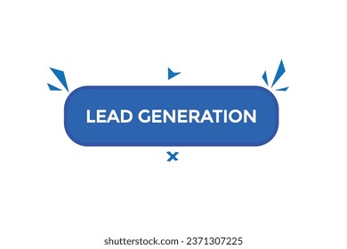  new lead generation  modern, website, click button, level, sign, speech, bubble  banner, 
