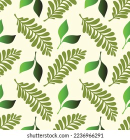nuevo diseño de hoja y flor con color liso y bonito gráfico