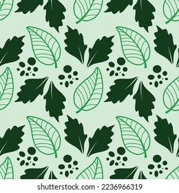 nuevo diseño de hoja y flor con color liso y bonito gráfico