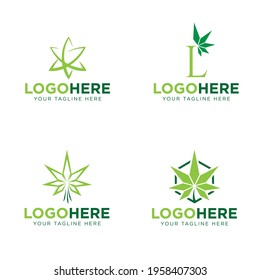 Plantilla de diseño de logotipo para hoja nueva
