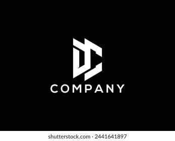 New Letter dc logo type  for Company and Business logo  design template