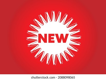 NUEVO logotipo de carta y plantilla de diseño de iconos