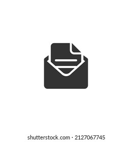 New letter, mail vector icon