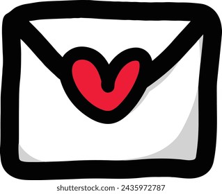 New letter. Sending correspondence. Love letter.