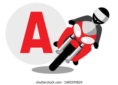 a new license for bikers, Learner french driver sticker