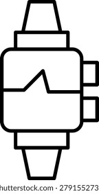 new line icon design vector