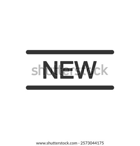 New line icon. Vector illustration