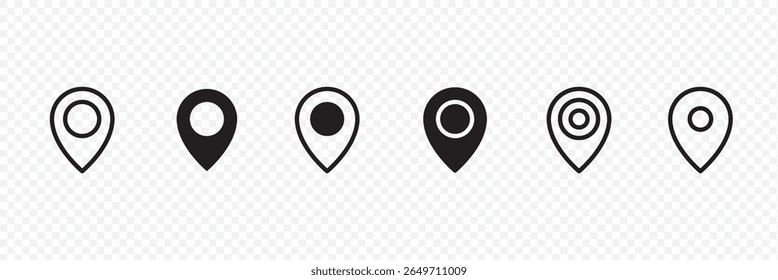 New location map icons. location marker. Location pin icons .Location pin icon collection . 