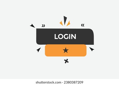  nuevo sitio web de inicio de sesión, clic en botón, nivel, signo, voz, banner de burbuja, 

