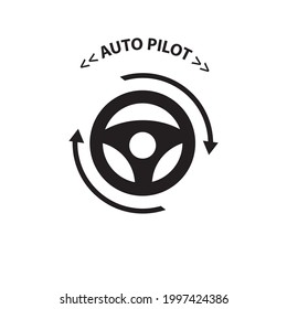neues Logo-Autopilot-Vektordesign