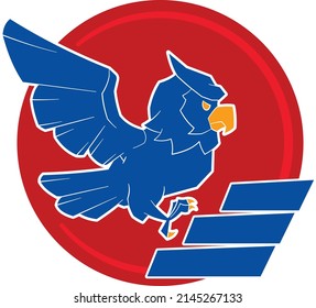 El nuevo logo del búho azul
