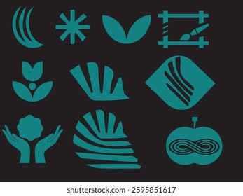New logo design with icon