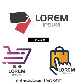 New logo design for shopping 
